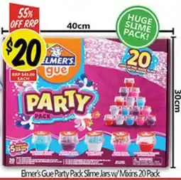 NQR Elmer's Gue Party Pack Slime Jars w/Mixins offer
