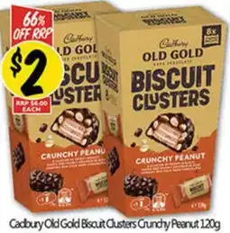 NQR Cadbury Old Gold Biscuit Clusters Crunchy Peanut offer