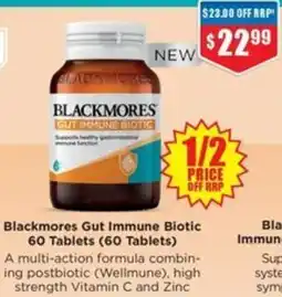 Chemist Warehouse Blackmores Gut Immune Biotic offer