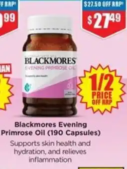 Chemist Warehouse Blackmores Evening Primrose Oil offer