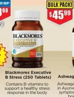 Chemist Warehouse Blackmores Executive B Stress offer