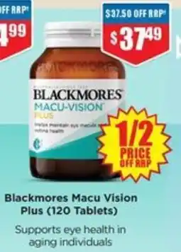 Chemist Warehouse Blackmores Macu Vision Plus offer