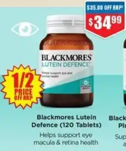 Chemist Warehouse Blackmores Lutein Defence offer