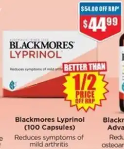 Chemist Warehouse Blackmores Lyprinol offer