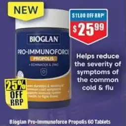 Chemist Warehouse Bioglan Pro-Immunoforce Propolis offer