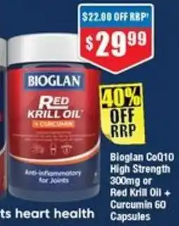 Chemist Warehouse Bioglan Red Krill Oil+ Curcumin offer