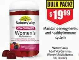 Chemist Warehouse Nature's Way Adult Vita Gummies Women's Multivitamin offer