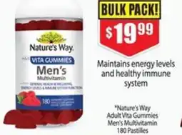 Chemist Warehouse Nature's Way Adult Vita Gummies Men's Multivitamin offer