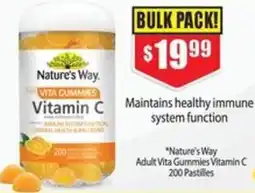 Chemist Warehouse Nature's Way Adult Vita Gummies Vitamin C offer