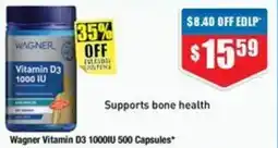 Chemist Warehouse Wagner Vitamin D3 1000IU offer