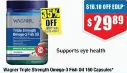 Chemist Warehouse Wagner Triple Strength Omega-3 Fish Oil offer
