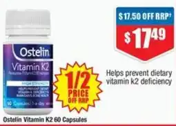Chemist Warehouse Ostelin Vitamin K2 offer
