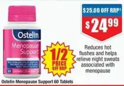 Chemist Warehouse Ostelin Menopause Support offer