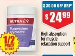 Chemist Warehouse Nutra-Life Magnesium Glycinate offer