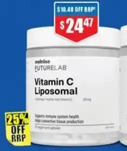 Chemist Warehouse Melrose FutureLab Vitamin C Liposomal offer