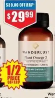 Chemist Warehouse Wanderlust Plant Omega-3 offer