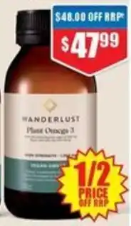 Chemist Warehouse Wanderlust Plant Omega-3 offer