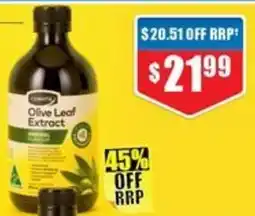 Chemist Warehouse Olive Leaf Extract Liquid offer