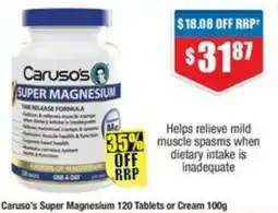 Chemist Warehouse Caruso's Super Magnesium 120 Tablets offer