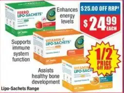 Chemist Warehouse Lipo-Sachets Range offer