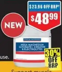 Chemist Warehouse Ethical Nutrients Mega Magnesium Glycinate + Creatine & Electrolytes offer