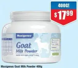 Chemist Warehouse Maxigenes Goat Milk Powder offer
