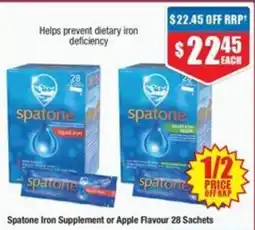 Chemist Warehouse Spatone Iron Supplement or Apple Flavour offer