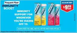 Chemist Warehouse Frequent Flyer Immunity Boost Orange or Raspberry 15 Effervescent Tablets offer