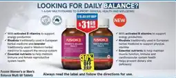 Chemist Warehouse Fusion Women's or Men's Balance Multi offer