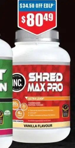 Chemist Warehouse Shred max pro offer