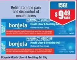 Chemist Warehouse Bonjela Mouth Ulcer & Teething Gel offer