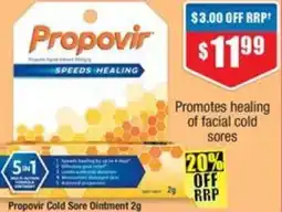 Chemist Warehouse Propovir Cold Sore Ointment offer