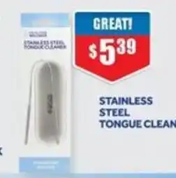 Chemist Warehouse Stainless steel tongue cleaner offer