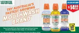 Chemist Warehouse TheraBreath Whitening, Deep Clean or Gum Care Oral Rinse offer