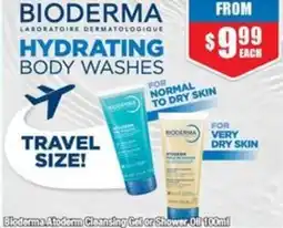 Chemist Warehouse Bloderma Atoderm Cleansing Gel or Shower Oil offer