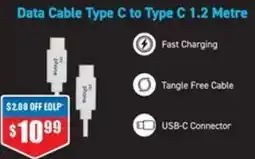 Chemist Warehouse Data Cable Type C to Type C 1.2 Metre offer