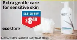 Chemist Warehouse Ecostore Ultra Sensitive Body Wash offer