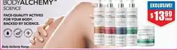 Chemist Warehouse Body Alchemy Range offer