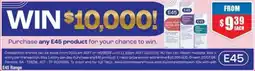 Chemist Warehouse E45 offer