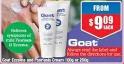 Chemist Warehouse Goat Eczema and Psoriasis Cream offer