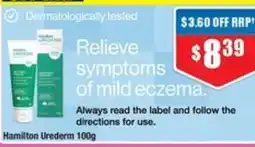 Chemist Warehouse Hamilton Urederm offer