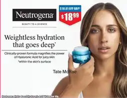 Chemist Warehouse Neutrogena Hydro Boost Hyaluronic Acid Water Gel offer