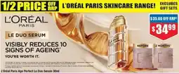 Chemist Warehouse L'Oréal Paris Age Perfect Le Duo Serum offer