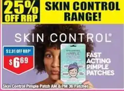 Chemist Warehouse Skin Control Pimple Patch AM & PM 36 Patches offer