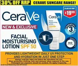 Chemist Warehouse CeraVe Facial Moisturising Lotion SPF 50 offer