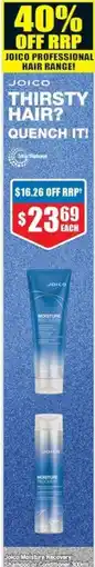 Chemist Warehouse Joico Moisture Recovery Shampoo or Conditioner offer