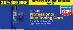 Chemist Warehouse Matrix Brass Off Blue Toning Shampoo offer