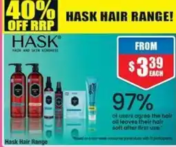 Chemist Warehouse Hask Hair Range offer