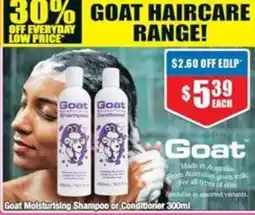 Chemist Warehouse Goat Moisturising Shampoo or Conditioner offer