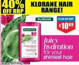 Chemist Warehouse Klorane Hair Range offer